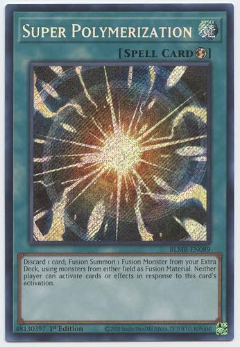 YU-GI-OH! Super Polymerization - BLMR-EN089 - Secret Rare - 1st Edition -