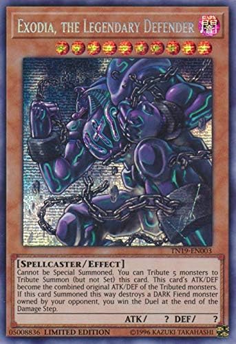 Exodia, The Legendary Defender - TN19-EN003 - Prismatic Secret Rare - Limited Edition