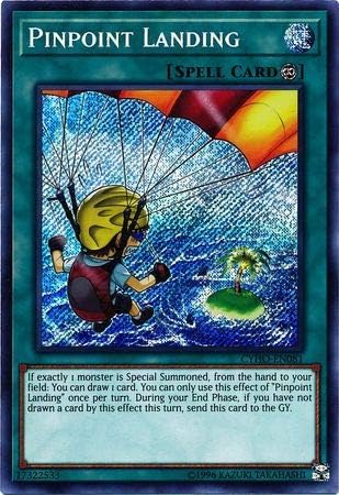 Yu-Gi-Oh! - Pinpoint Landing - CYHO-EN081 - Secret Rare - Unlimited Edition - Cybernetic Horizon