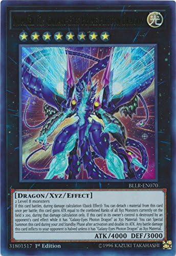 Number 62: Galaxy-Eyes Prime Photon Dragon - BLLR-EN070 - Ultra Rare - 1st Edition - Battles of Legend: Light's Revenge (1st Edition)