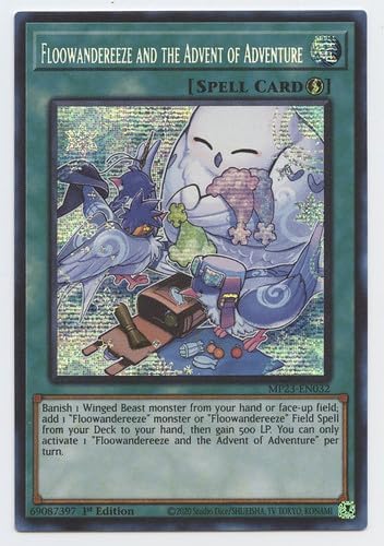 Floowandereeze and The Advent of Adventure - MP23-EN032 - Prismatic Secret Rare - 1st Edition