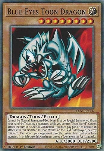 YU-GI-OH! Blue-Eyes Toon Dragon - LDS1-EN056 - Common - 1st Edition - 1 Card