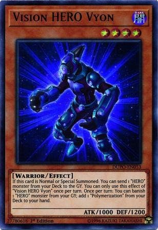 Yu-Gi-Oh! - Vision Hero Vyon - DUPO-EN053 - Ultra Rare - 1st Edition - Duel Power