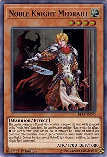 Yu-Gi-Oh! - Noble Knight Medraut - BLRR-EN071 - Ultra Rare - 1st Edition - Battles of Legend: Relentless Revenge