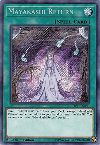 Yu-Gi-Oh! Singles - Mayakashi Return - HISU-EN038 - Secret Rare - 1st Edition - Hidden Summoners