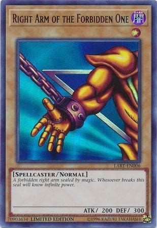 Yu-Gi-Oh! Singles - Right Arm of The Forbidden One - LART-EN006 - Ultra Rare - Limited Edition