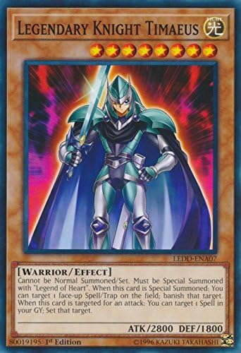 Legendary Knight Timaeus - LEDD-ENA07 - Common - 1st Edition - Legendary Dragon Decks (1st Edition)