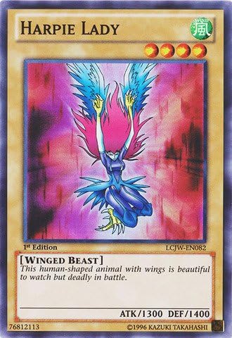 Yu-Gi-Oh! - Harpie Lady (LCJW-EN082) - Legendary Collection 4: Joeys World - 1st Edition - Super Rare