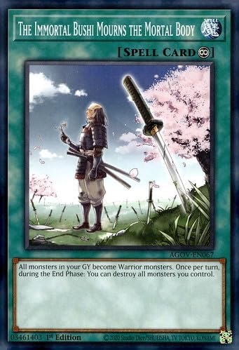 The Immortal Bushi Mourns The Mortal Body - AGOV-EN067 - Common - 1st Edition