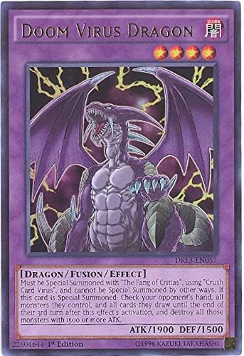 Yu-Gi-Oh! - Doom Virus Dragon DRL3-EN057 - 1st Edition - Ultra Rare