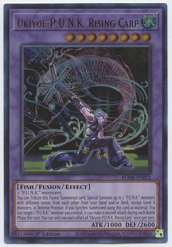 Ukiyoe-P.U.N.K. Rising Carp - BLMR-EN072 - Ultra Rare - 1st Edition