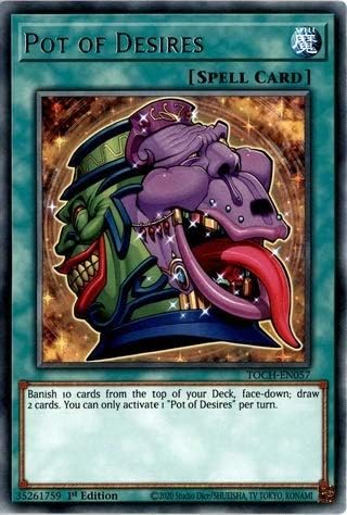 YU-GI-OH! Pot of Desires - TOCH-EN057 - Rare - 1st Edition -  - 1 Piece