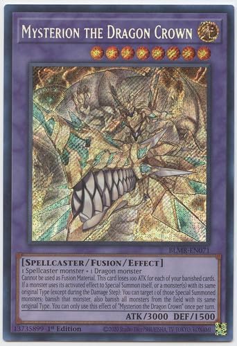 Mysterion The Dragon Crown - BLMR-EN071 - Secret Rare - 1st Edition