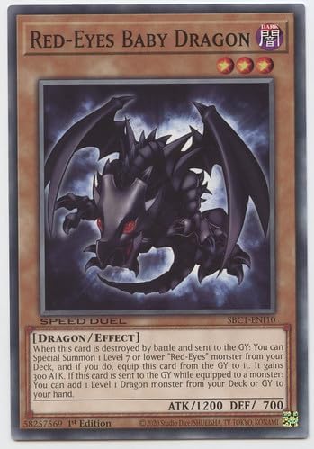 Red-Eyes Baby Dragon - SBC1-ENI10 - Common - 1st Edition