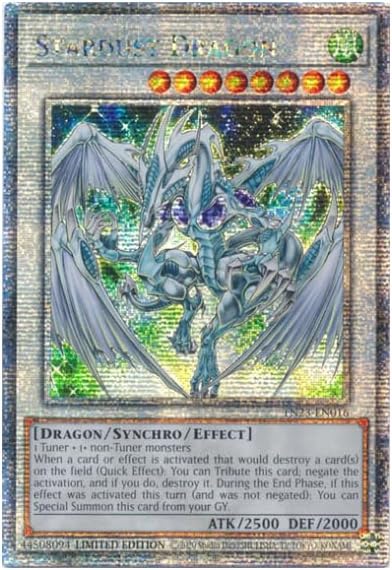 YU-GI-OH! Stardust Dragon Secret Rare TN23-EN016 Collectible Card