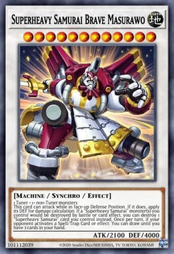 Superheavy Samurai Brave Masurao Yu-Gi-Oh! CYAC-EN039 1st Ultra Rare