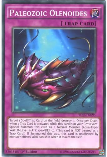 YuGiOh : TDIL-EN095 1st Ed Paleozoic Olenoides Common Card - ( Yu-Gi-Oh! Single Card )