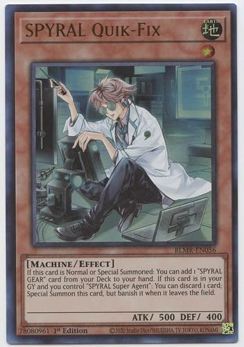 SPYRAL Quik-Fix - BLMR-EN056 - Ultra Rare - 1st Edition