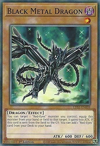 Black Metal Dragon - LDS1-EN008 - Common - 1st Edition