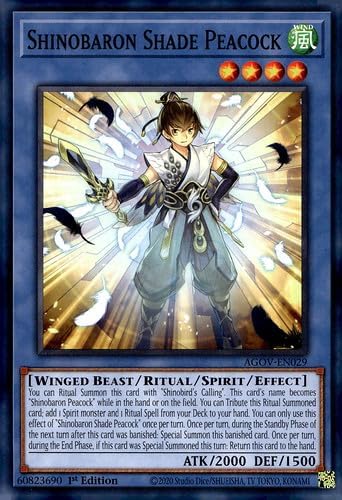 Shinobaron Shade Peacock - AGOV-EN029 - Common - 1st Edition