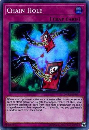 Yu-Gi-Oh! - Chain Hole - DANE-EN077 - Super Rare - Unlimited Edition - Dark Neostorm