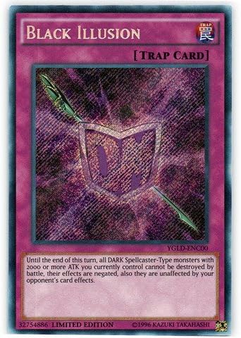 Yu-Gi-Oh! - Black Illusion (YGLD-ENC00) - Yugi's Legendary Decks - Limited Edition - Secret Rare by Yu-Gi-Oh!