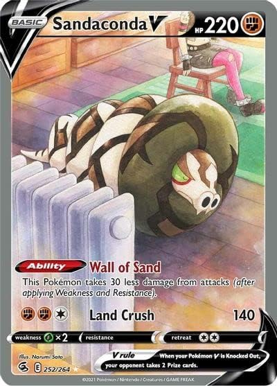 Sandaconda V - 252/264 - Full Art Ultra Rare - Sword & Shield - Fusion Strike