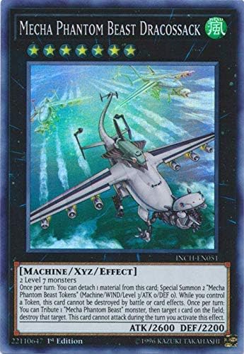 Yu-Gi-Oh! - Mecha Phantom Beast Dracossack - INCH-EN051 - Super Rare - 1st Edition - Infinity Chasers