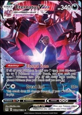 Pokemon - Eternatus VMax - TG22 - Trainer Gallery - Lost Origin - Full Art Holo Foil Card