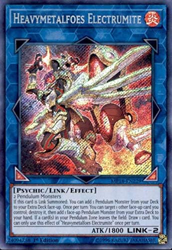 Heavymetalfoes Electrumite - MP18-EN229 - Secret Rare - 1st Edition