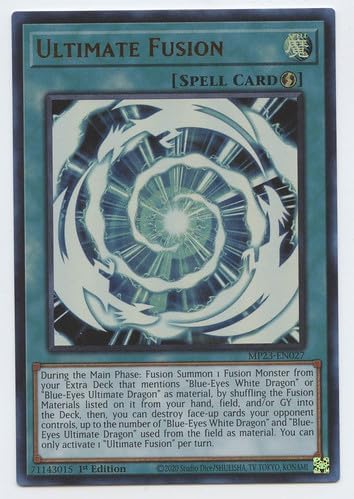 YU-GI-OH! - Ultimate Fusion - MP23-EN027 - Ultra Rare - 1st Edition - Single Card - Secret Rare - Quarter Century Secret Rare