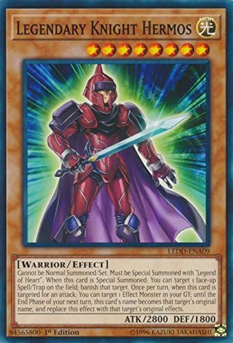 Legendary Knight Hermos - LEDD-ENA09 - Common - 1st Edition - Legendary Dragon Decks (1st Edition)