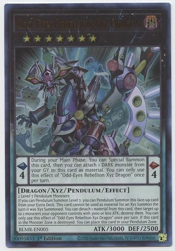 YU-GI-OH! Odd-Eyes Rebellion Xyz Dragon - BLMR-EN005 - Ultra Rare - 1st Edition