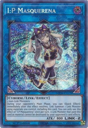 YU-GI-OH! I:P Masquerena - MP20-EN178 - Prismatic Secret Rare - 1st Edition