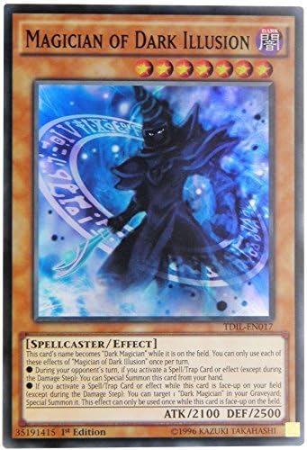 Yu-Gi-Oh! - Magician of Dark Illusion (TDIL-EN017) - The Dark Illusion - 1st Edition - Super Rare