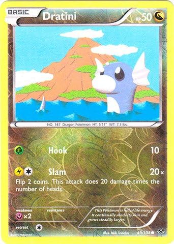 Pokemon - Dratini (49/108) - XY Roaring Skies - Reverse Holo by Pokémon