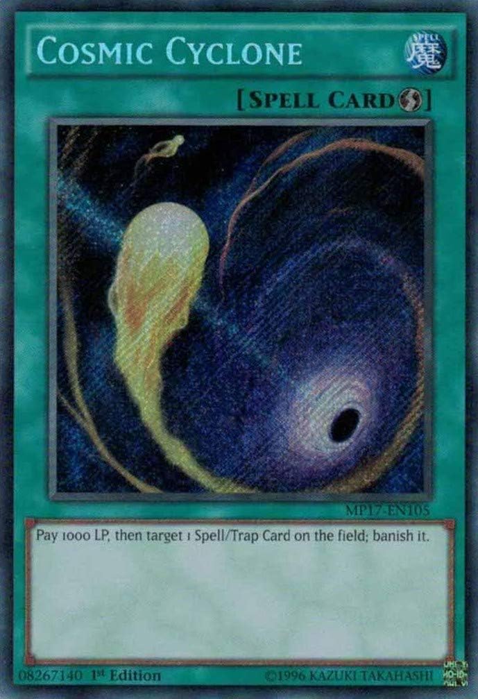 Cosmic Cyclone - MP17-EN105 - Secret Rare - 1st Edition - 2017 Mega-Tin Mega Pack (1st Edition)