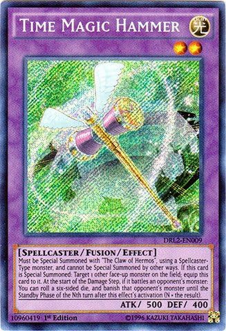 Yu-Gi-Oh! - Time Magic Hammer (DRL2-EN009) - Dragons of Legend 2 - 1st Edition - Secret Rare