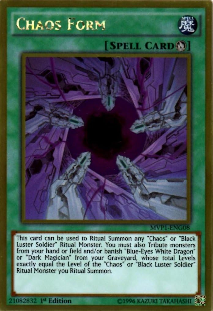 Yu-Gi-Oh! - Chaos Form (MVP1-ENG08) - 1st Edition - Gold Rare
