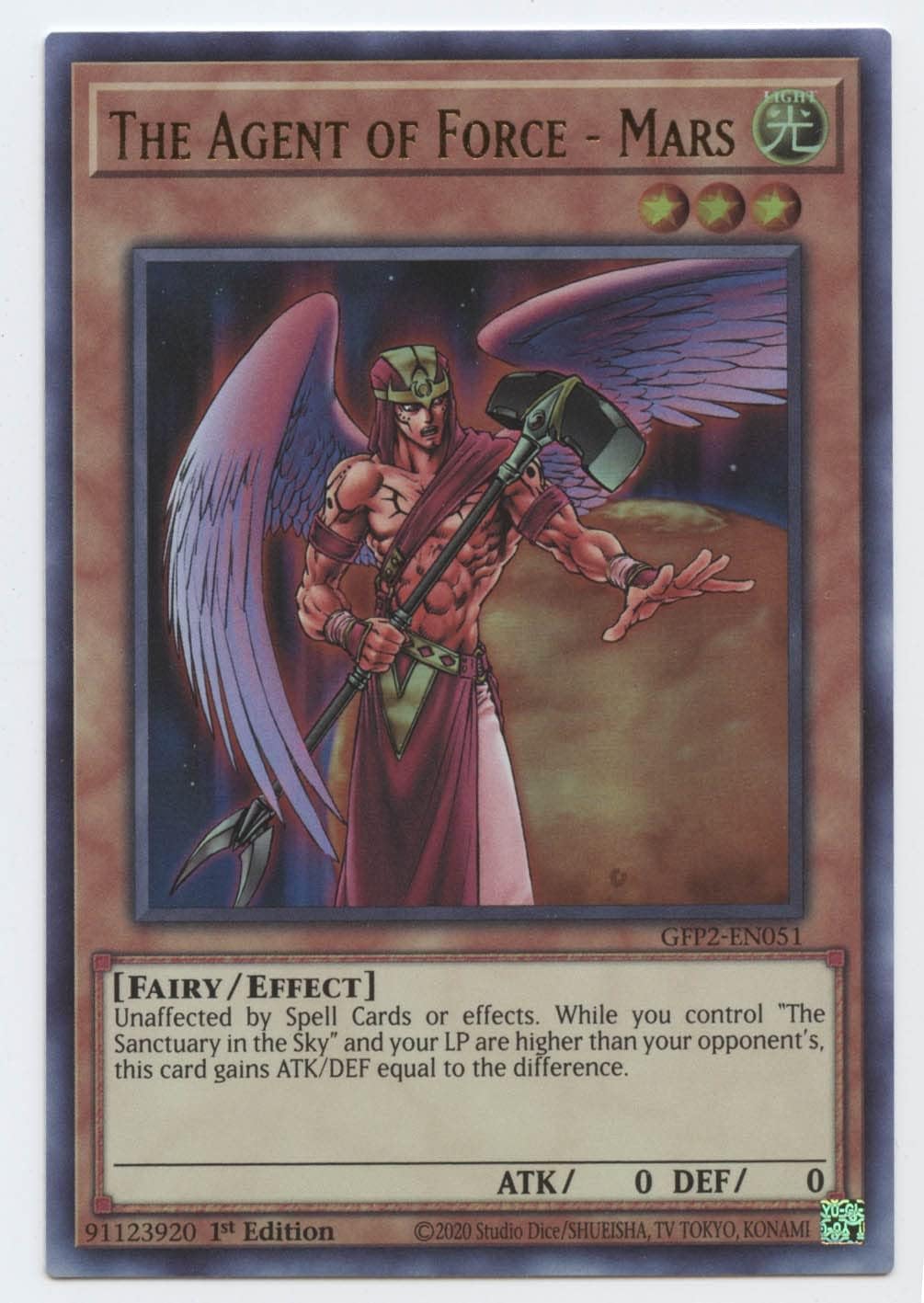 The Agent of Force - Mars - GFP2-EN051 - Ultra Rare - 1st Edition