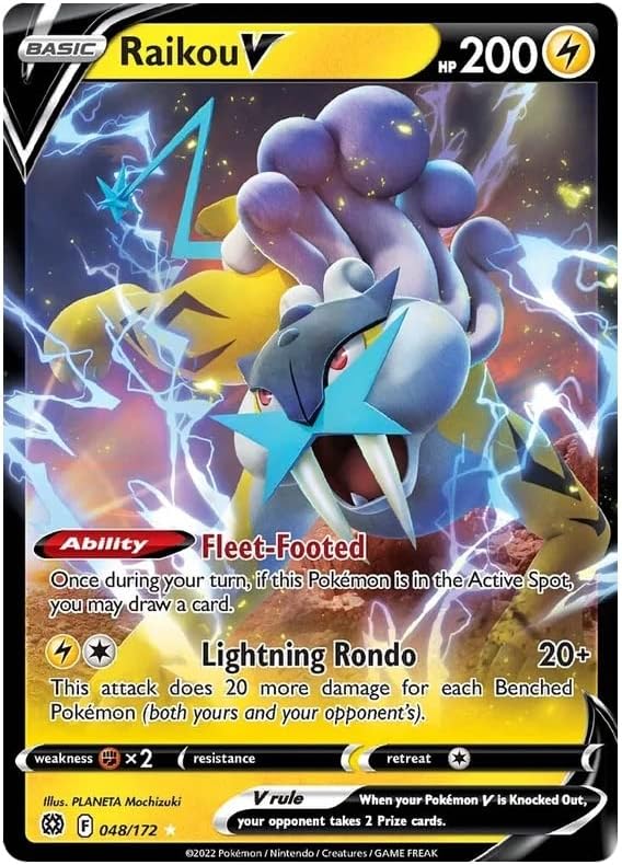 Raikou V - 048/172 - Ultra Rare - Sword & Shield: Brilliant Stars