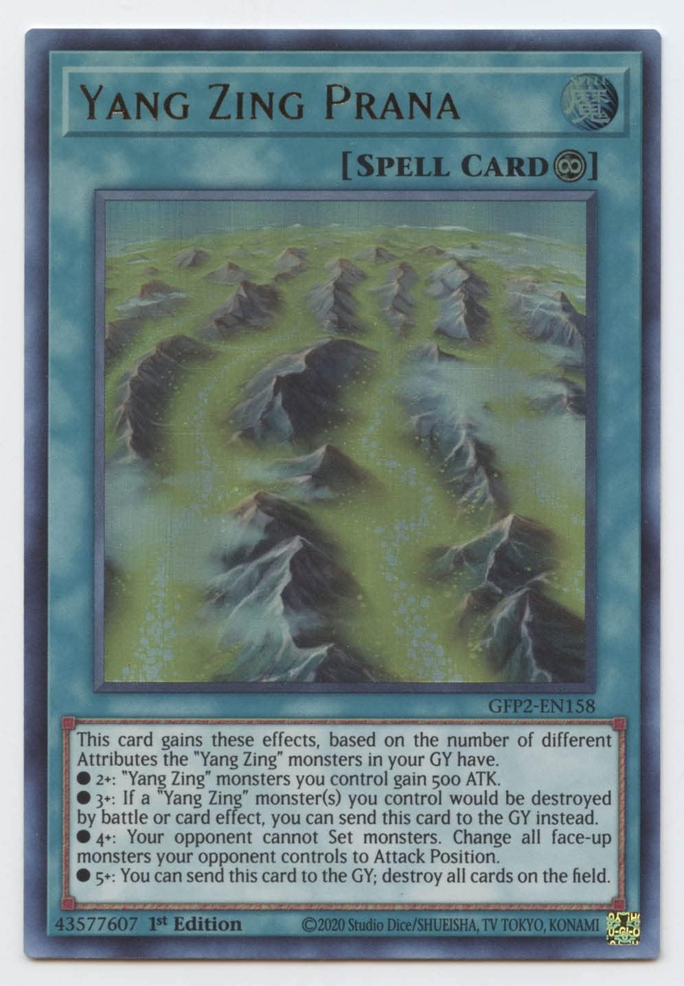 Yang Zing Prana - GFP2-EN158 - Ultra Rare - 1st Edition