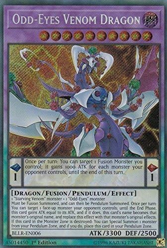 Odd-Eyes Venom Dragon - BLLR-EN006 - Secret Rare - 1st Edition