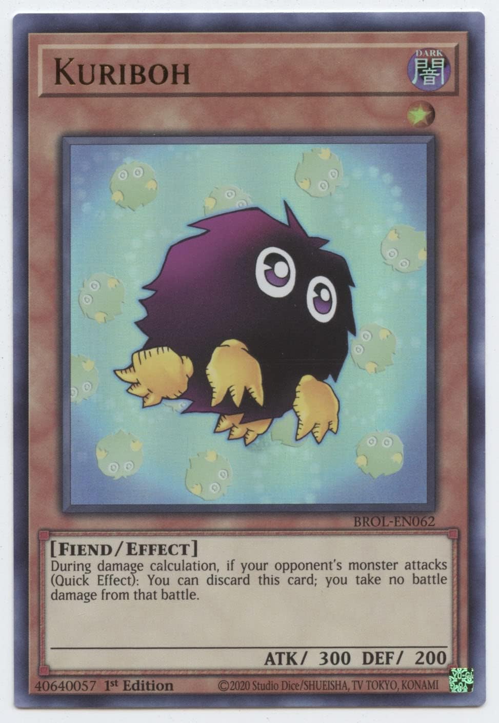 YU-GI-OH! Kuriboh - BROL-EN062 - Ultra Rare - 1st Edition