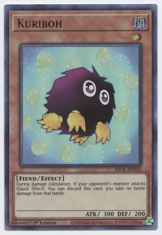 YU-GI-OH! Kuriboh - BROL-EN062 - Ultra Rare - 1st Edition