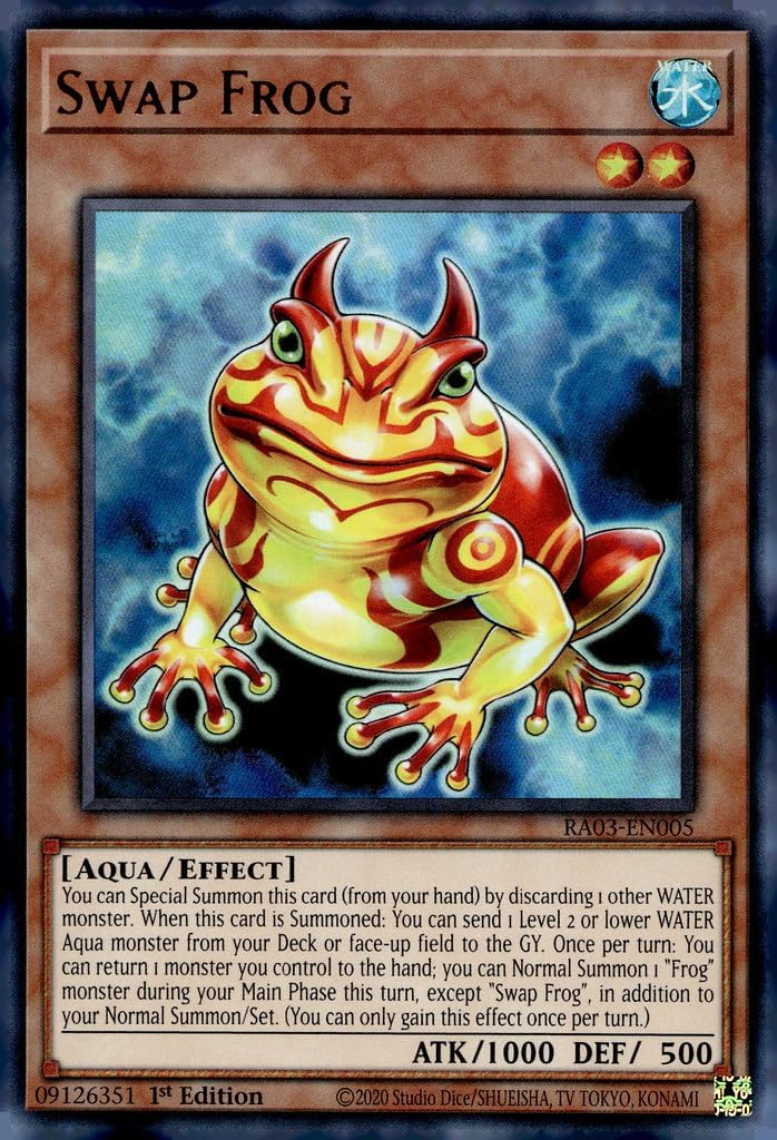 Swap Frog (UR) - RA03-EN005 - Ultra Rare - 1st Edition