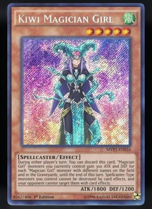 YU-GI-OH! Kiwi Magician Girl - Secret Rare, 1st Edition