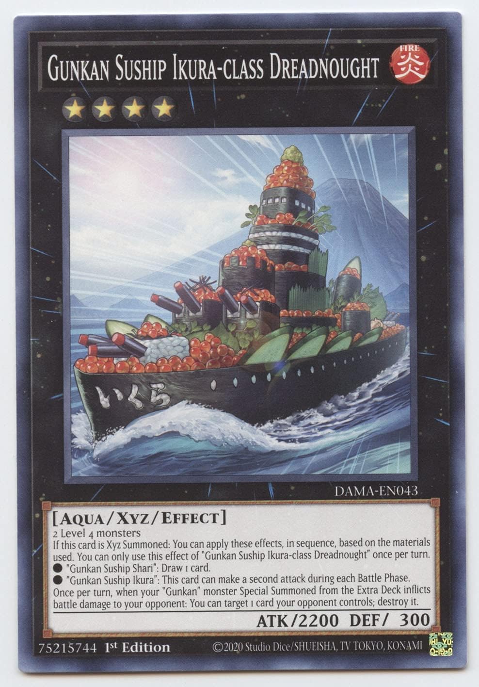 Gunkan Suship Ikura-Class Dreadnought - DAMA-EN043 - Common - 1st Edition