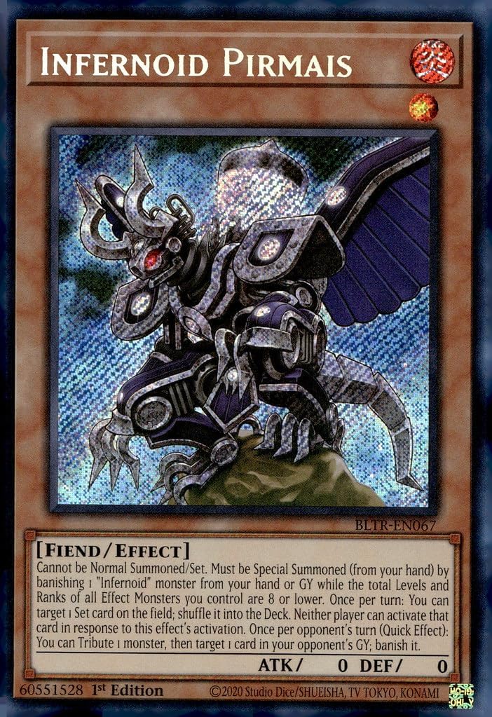 Infernoid Pirmais - BLTR-EN067 - Secret Rare - 1st Edition