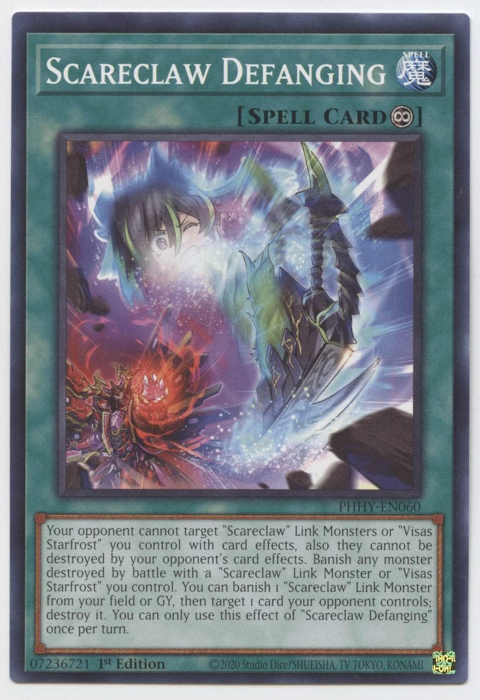 Scareclaw Defanging - PHHY-EN060 - Common - 1st Edition